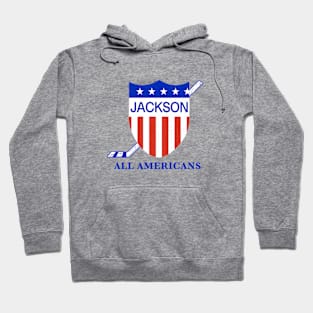 Classic Jackson Michigan All Americans Hockey 1986 Hoodie